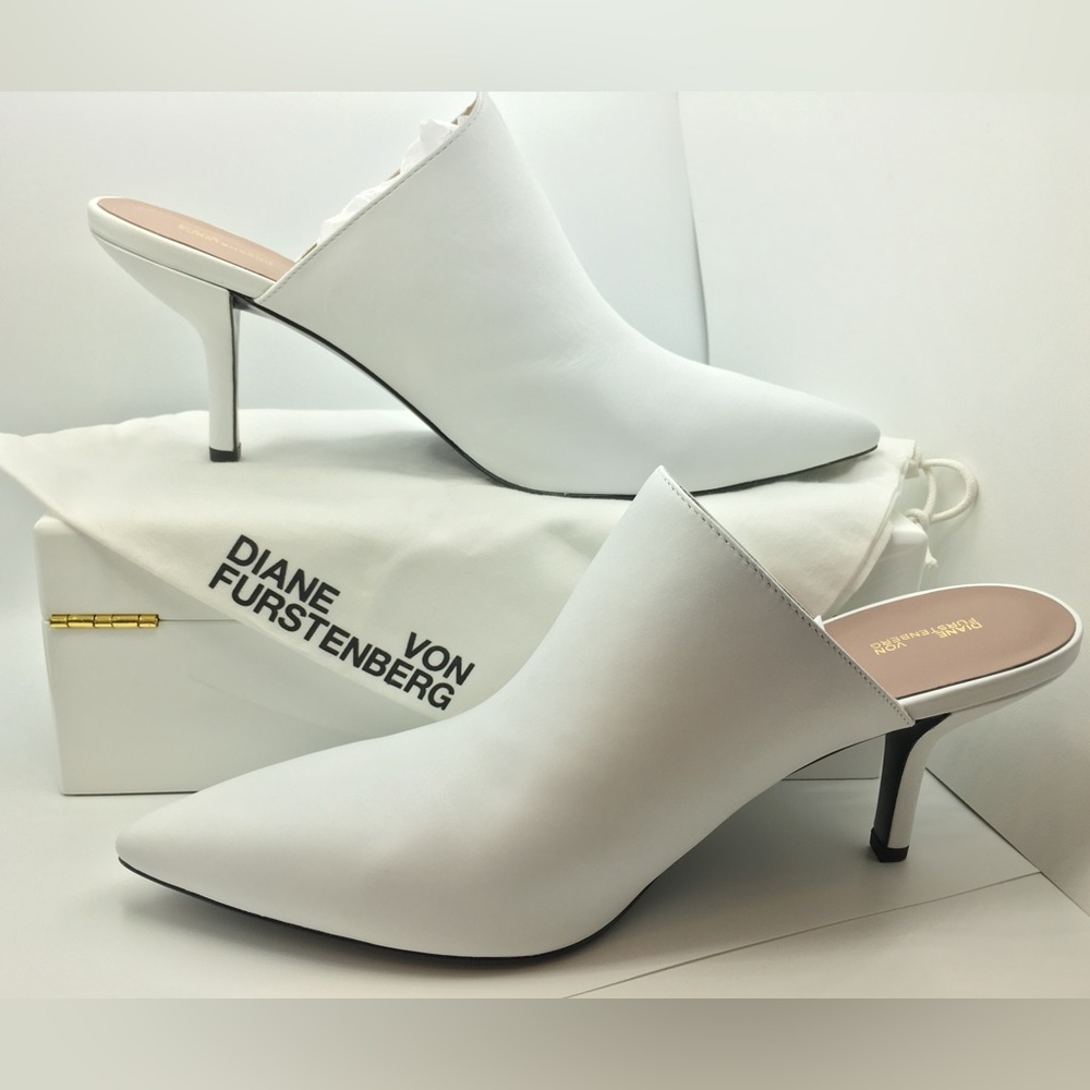 NEW Diane Von Furstenberg || MIKAILA Mules || Size 39.5 EU